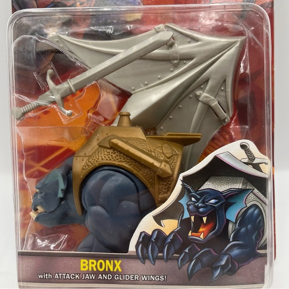 VINTAGE Kenner Gargoyles BRONX Action Figure with Attack Jaw and Wings 1995 - Picture 2 of 10